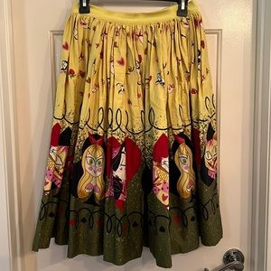 Pinup Girl Clothing Alice in Wonderland Jenny sz M